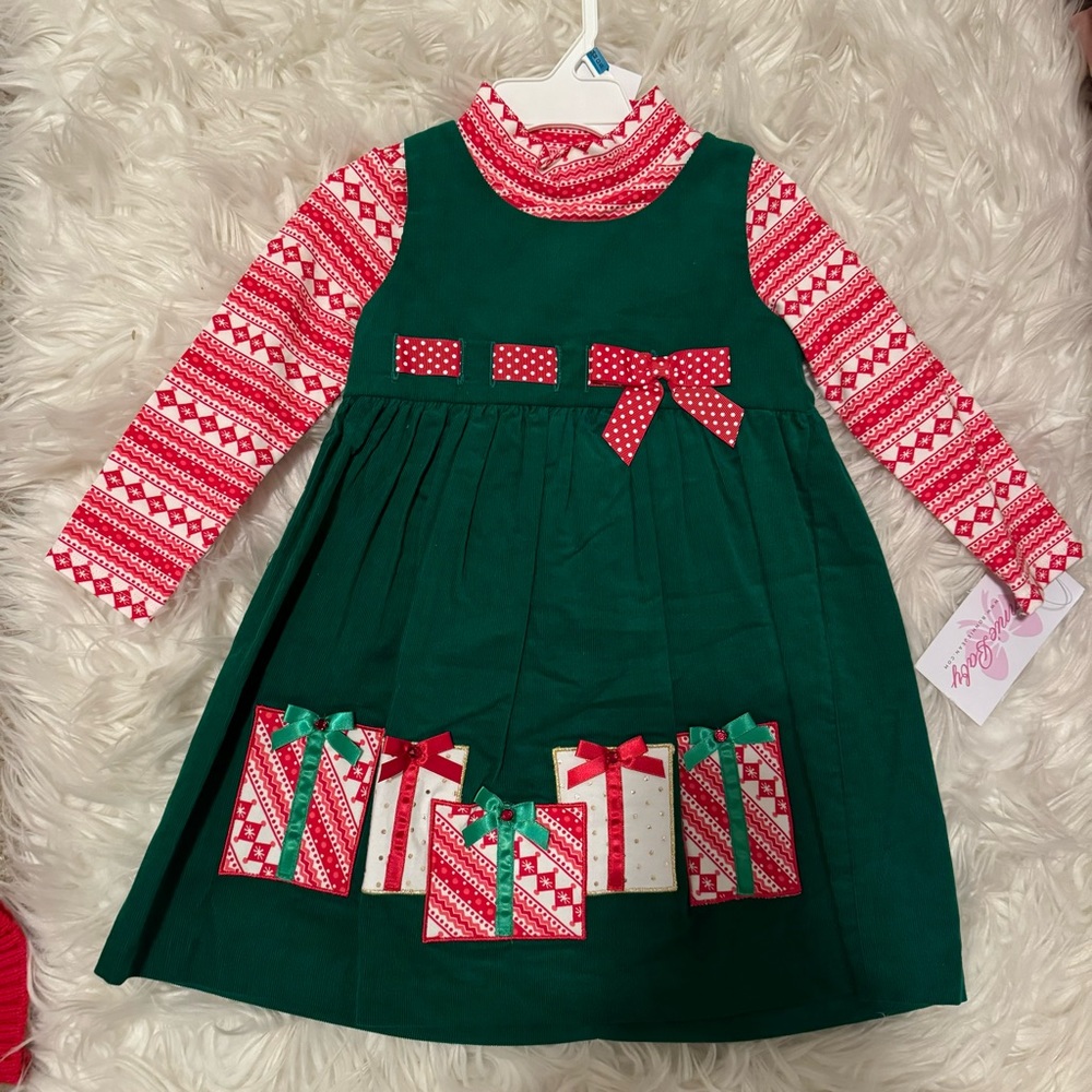 Bonnie Baby Christmas Dress toddler 24M